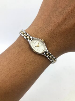 SEIKO BANGLE LADIES OVAL TWOTONE