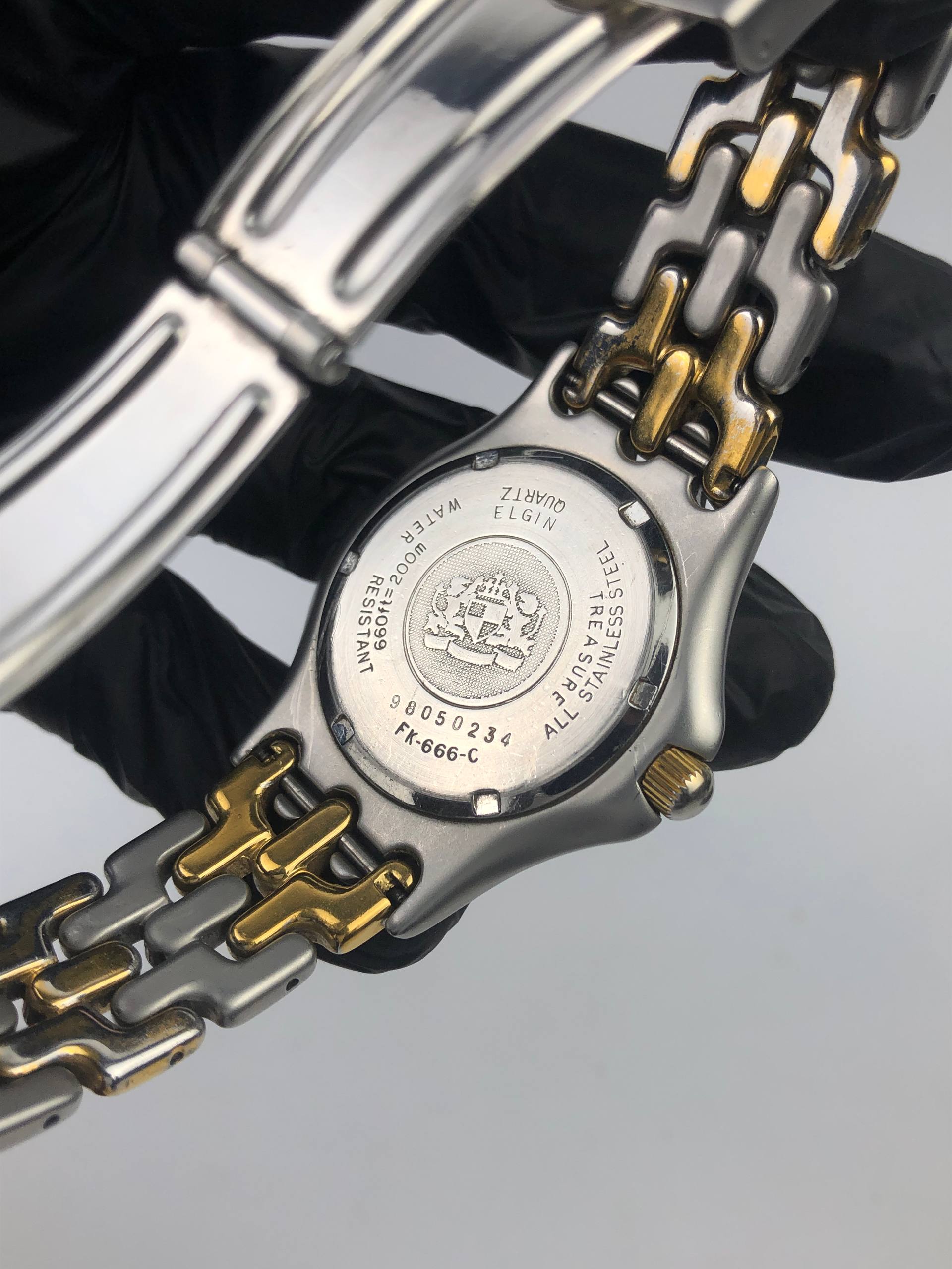 ELGIN USA DAYDATE FISHBONE BRACELET - Gambar 8