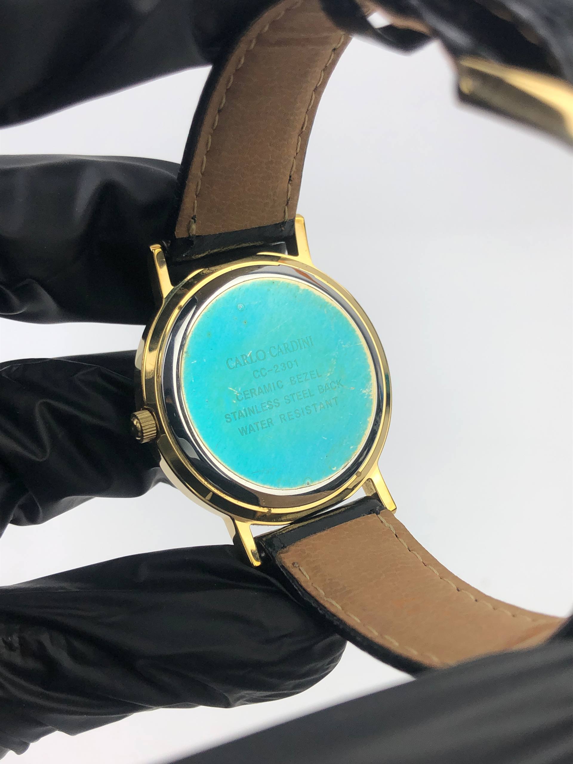 CERAMIC BEZEL CARLO CARDINI MOP DIAL UNISEX - Gambar 7