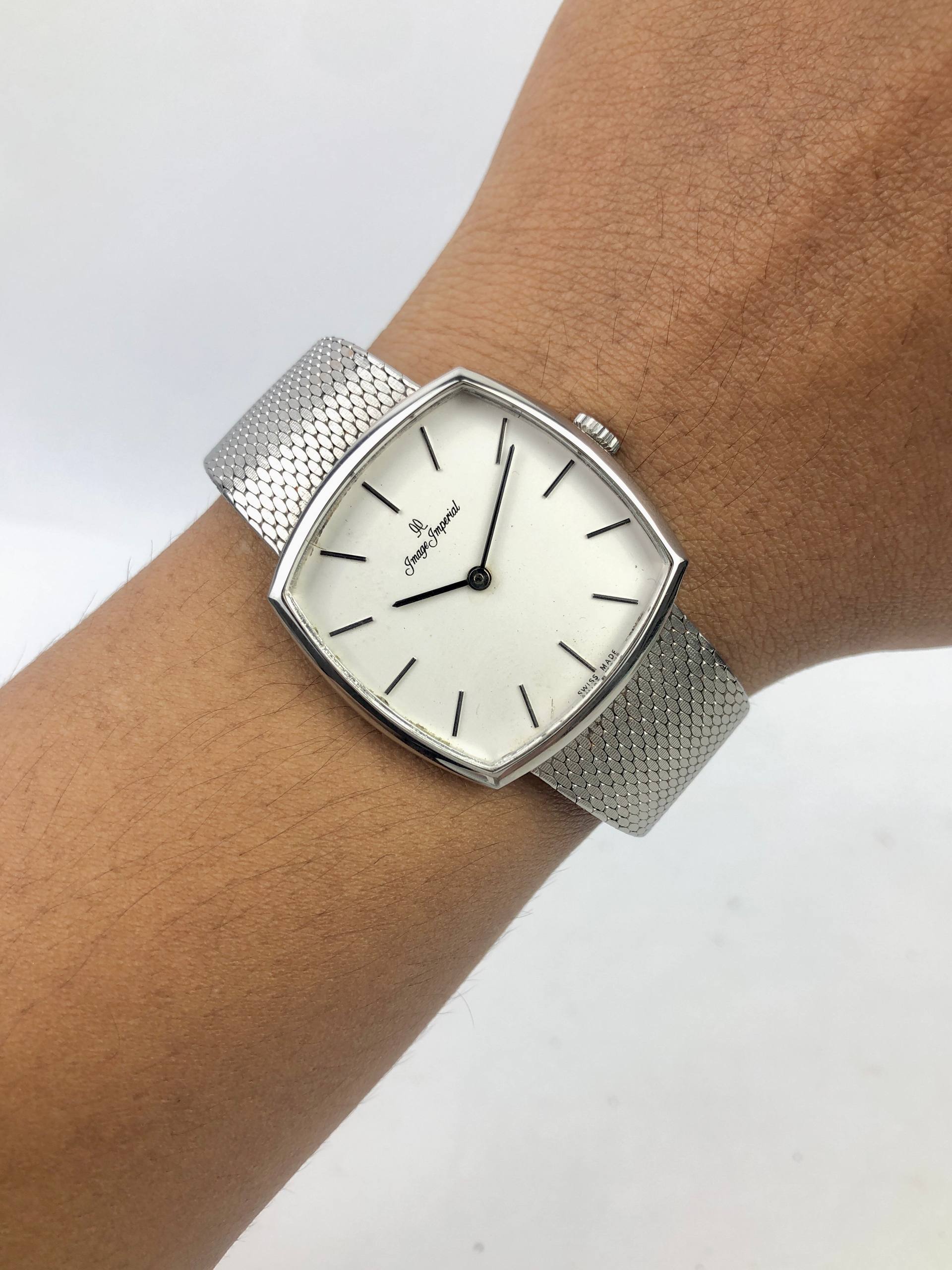 SWISSMADE IMAGE IMPERIAO CUSHION SHAPE CASE MILANESE MESH