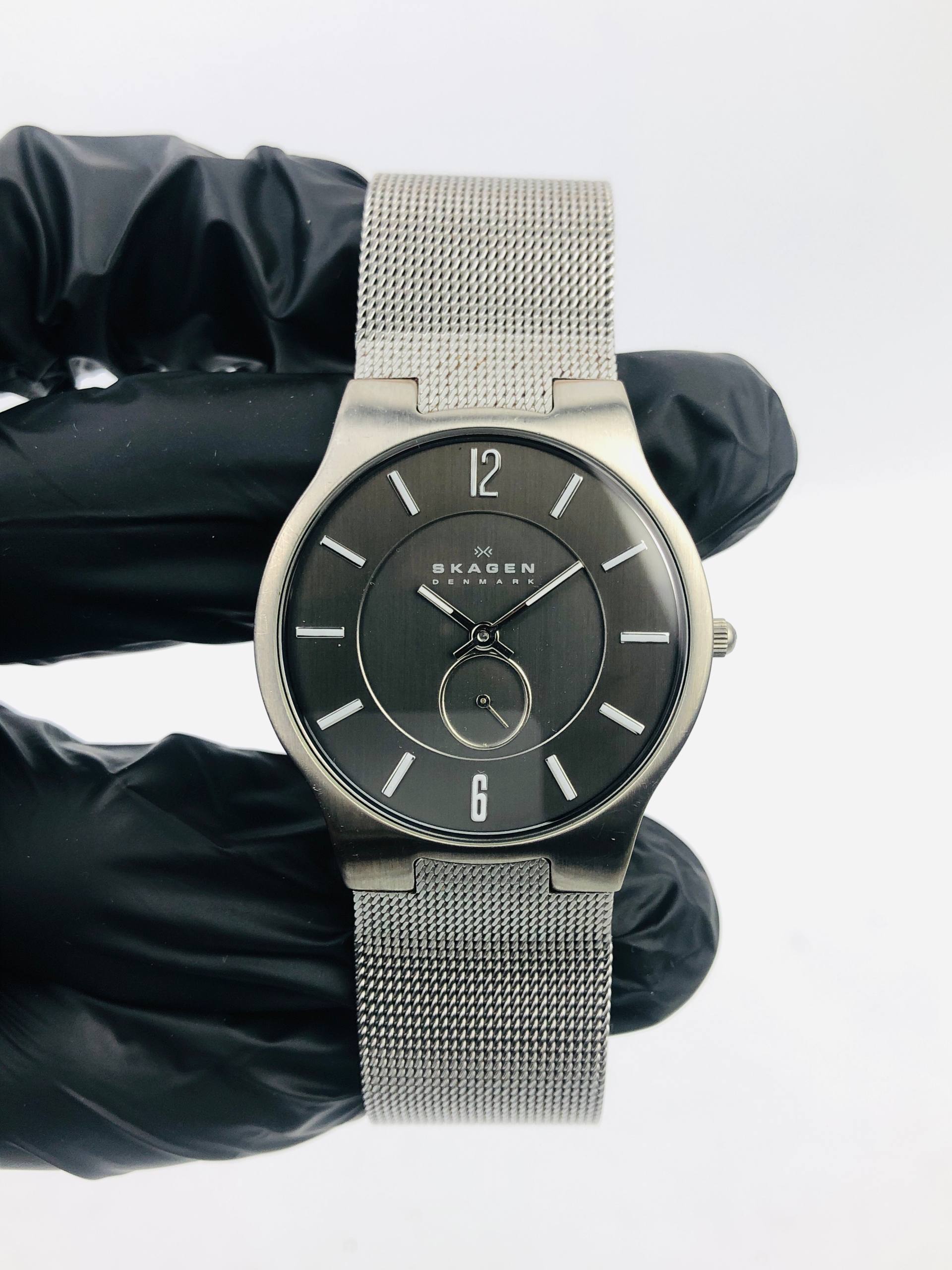 SKAGEN DENMARK UNISEX MESH STRAP ALL ORIGINAL - Gambar 2