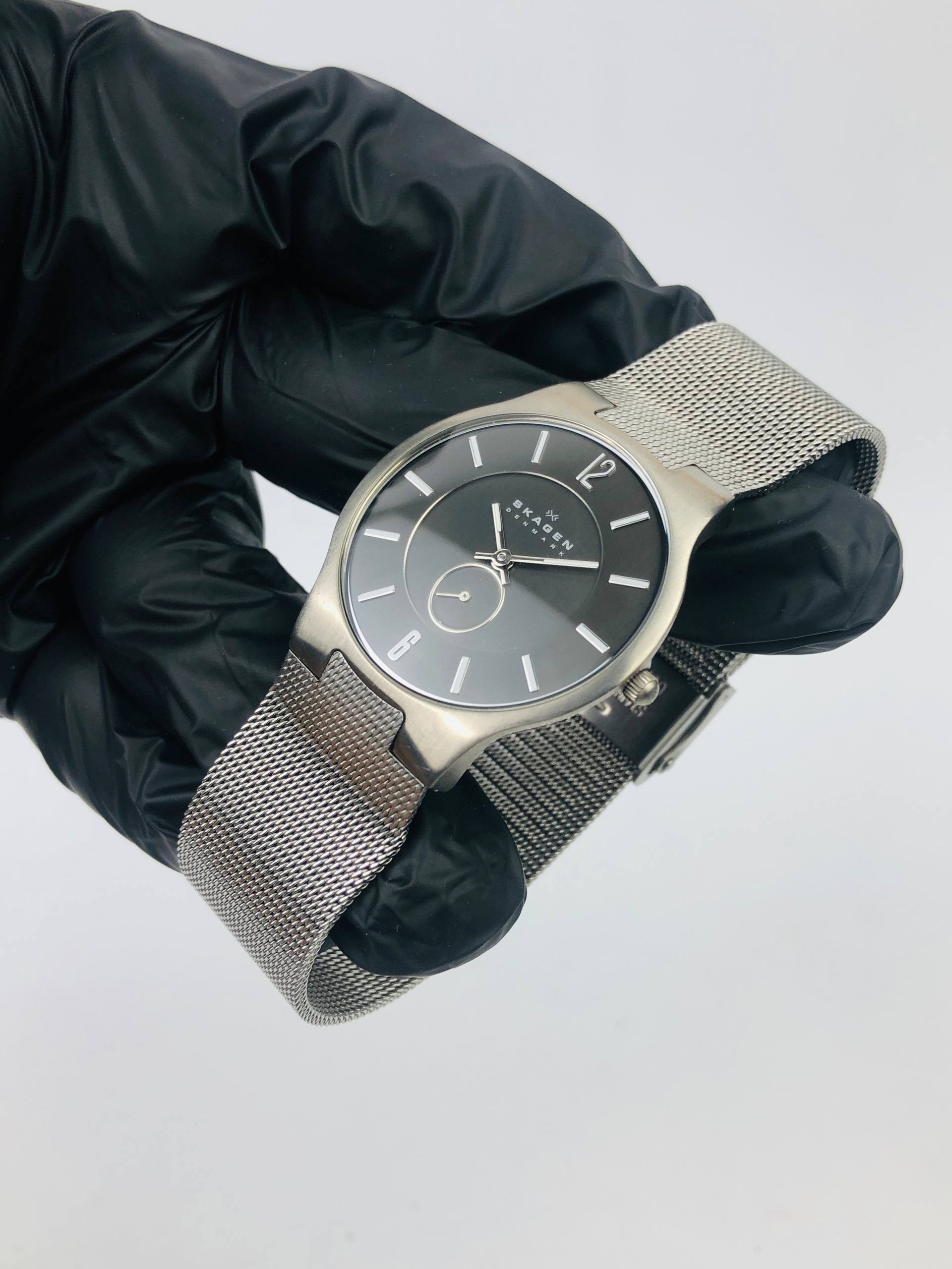SKAGEN DENMARK UNISEX MESH STRAP ALL ORIGINAL - Gambar 3