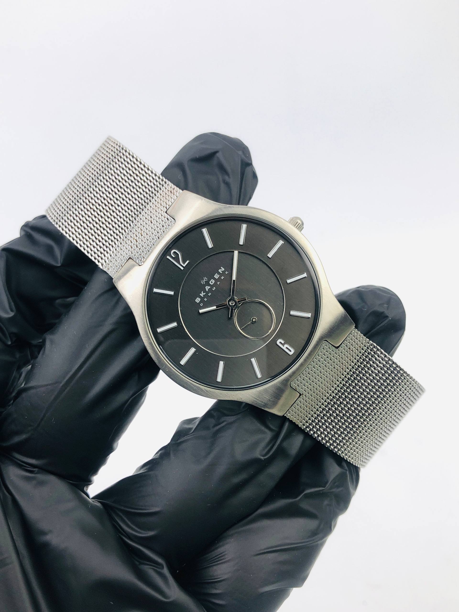 SKAGEN DENMARK UNISEX MESH STRAP ALL ORIGINAL - Gambar 4