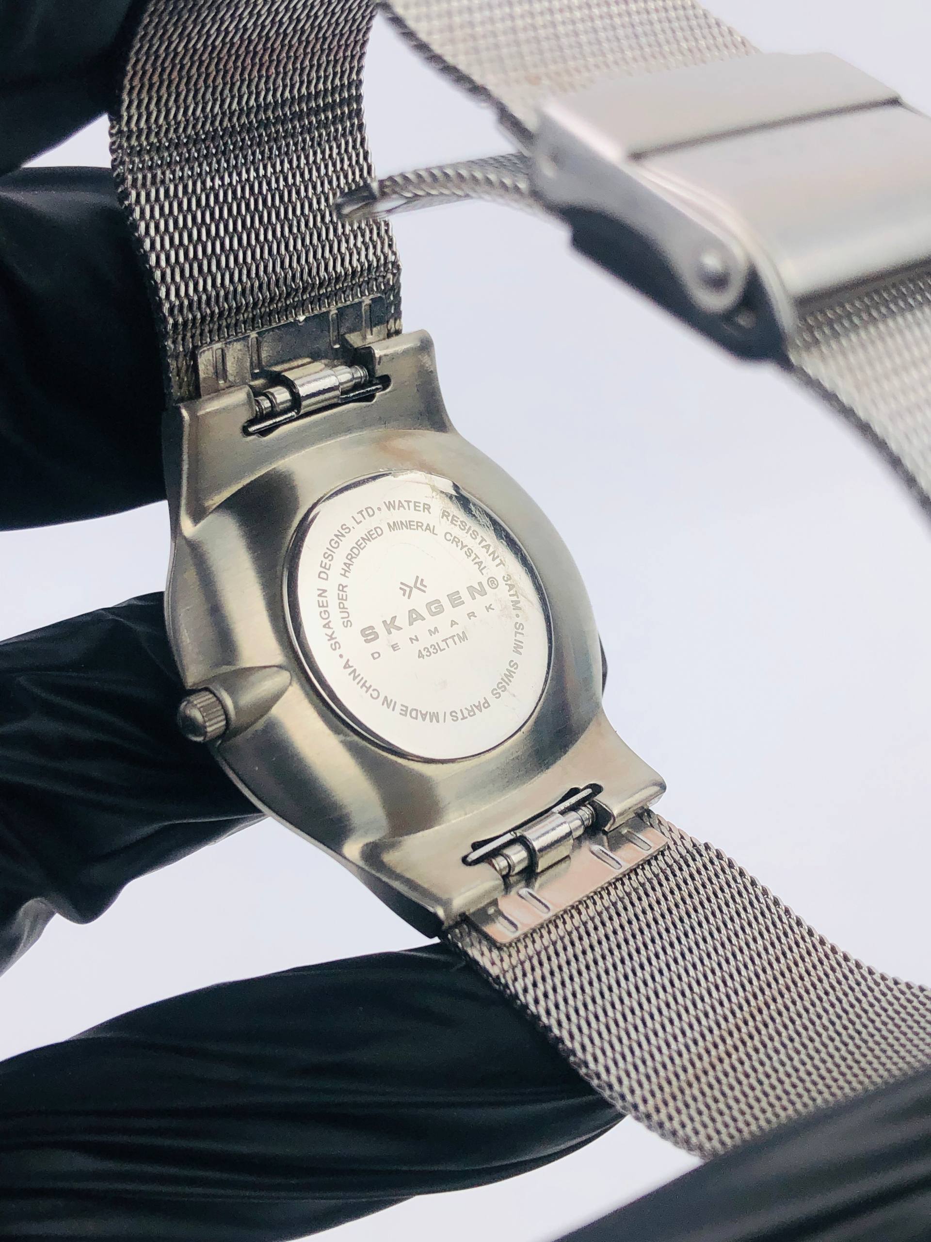 SKAGEN DENMARK UNISEX MESH STRAP ALL ORIGINAL - Gambar 8