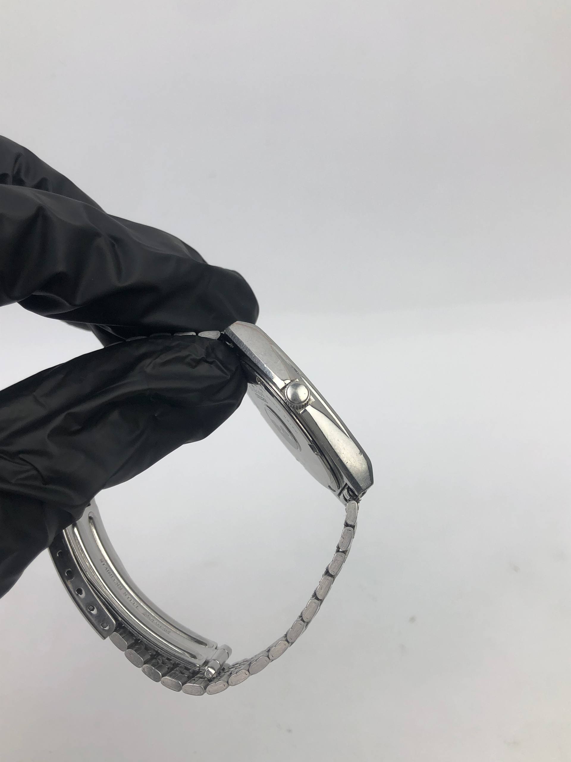 JDM SEIKO SILVERWAVE CUSHION SHAPE BLACK DIAL DENGAN AKSEN EMAS - Gambar 5