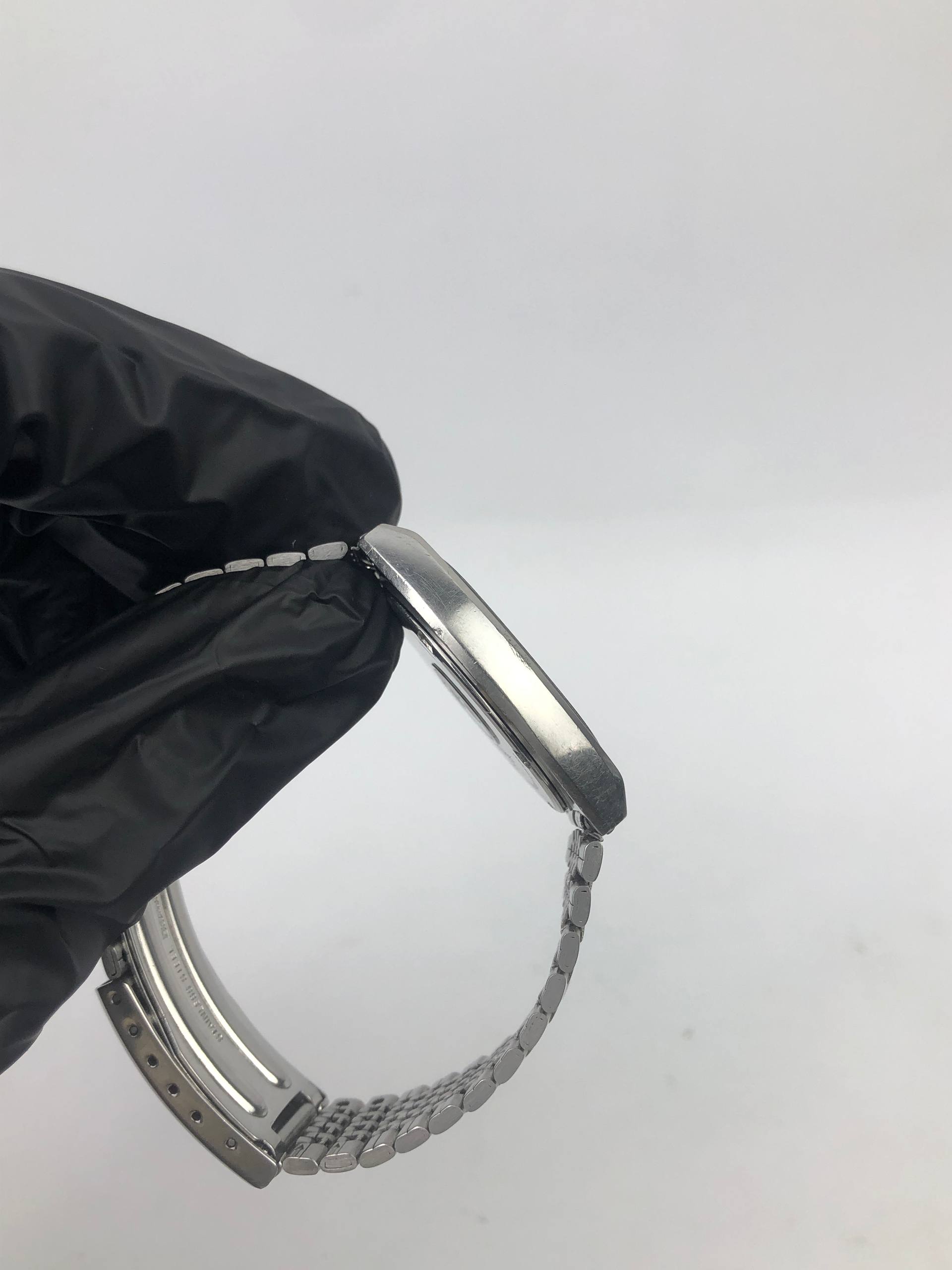 JDM SEIKO SILVERWAVE CUSHION SHAPE BLACK DIAL DENGAN AKSEN EMAS - Gambar 6