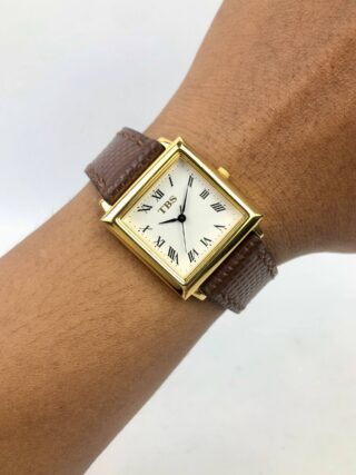 CITIZEN TVS SQUARE GOLD ROMAN DIAL