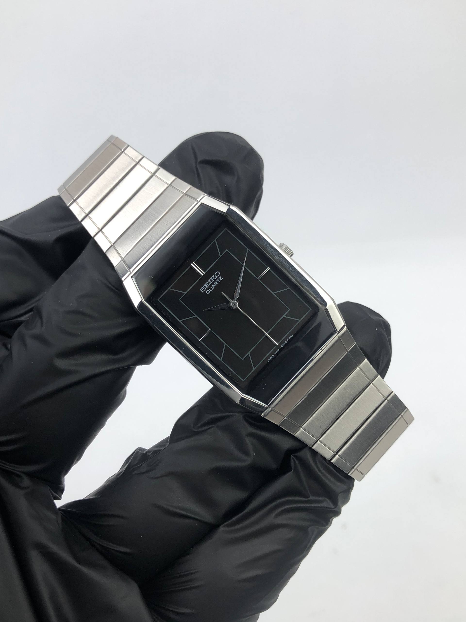 1980’S SEIKO QUARTZ ‘ROBOCOP’ RECTANGULAR ALL ORIGINAL - Gambar 4