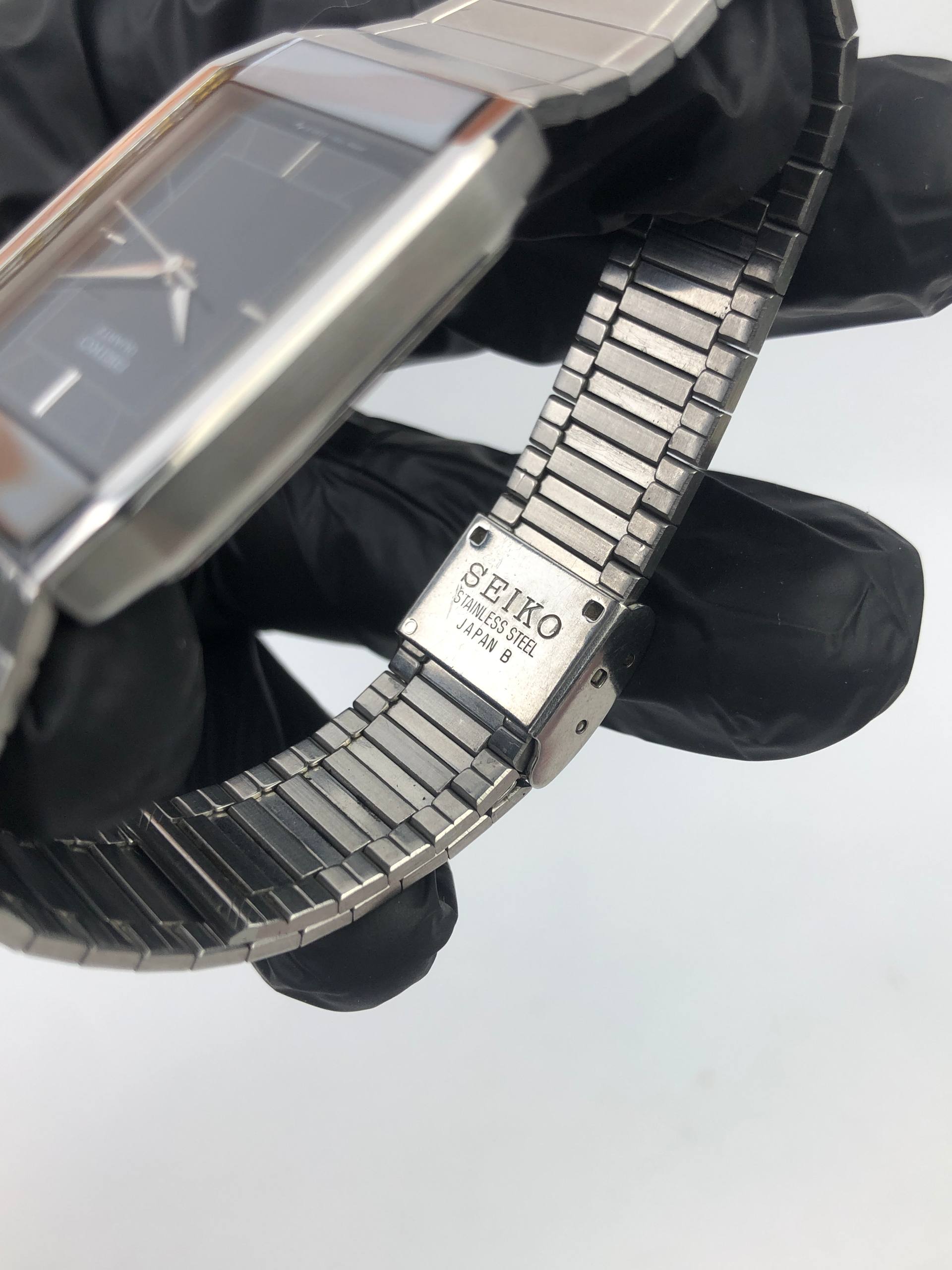 1980’S SEIKO QUARTZ ‘ROBOCOP’ RECTANGULAR ALL ORIGINAL - Gambar 7