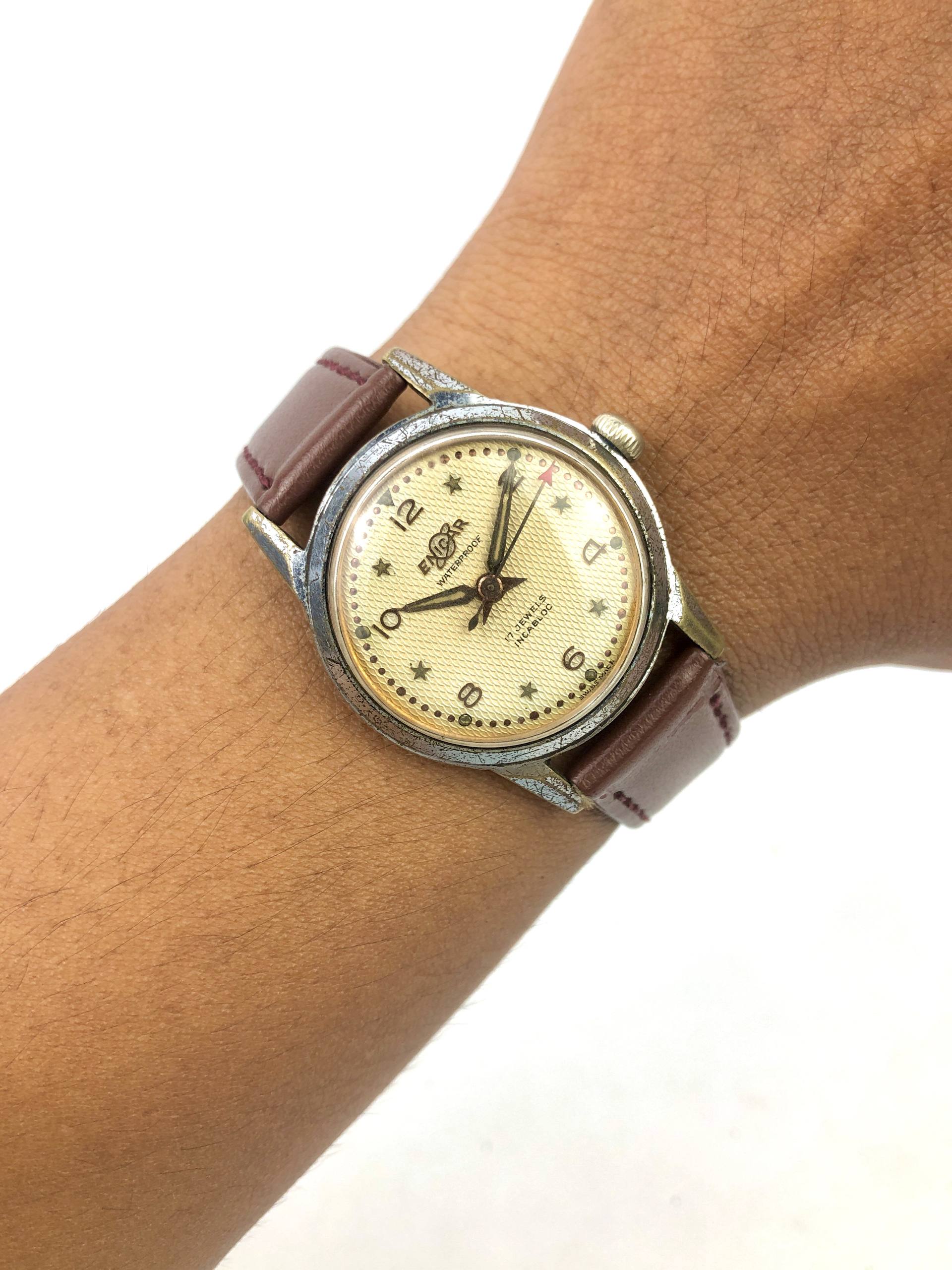 ENICAR VINTAGE INCABLOC MANUAL WINDING