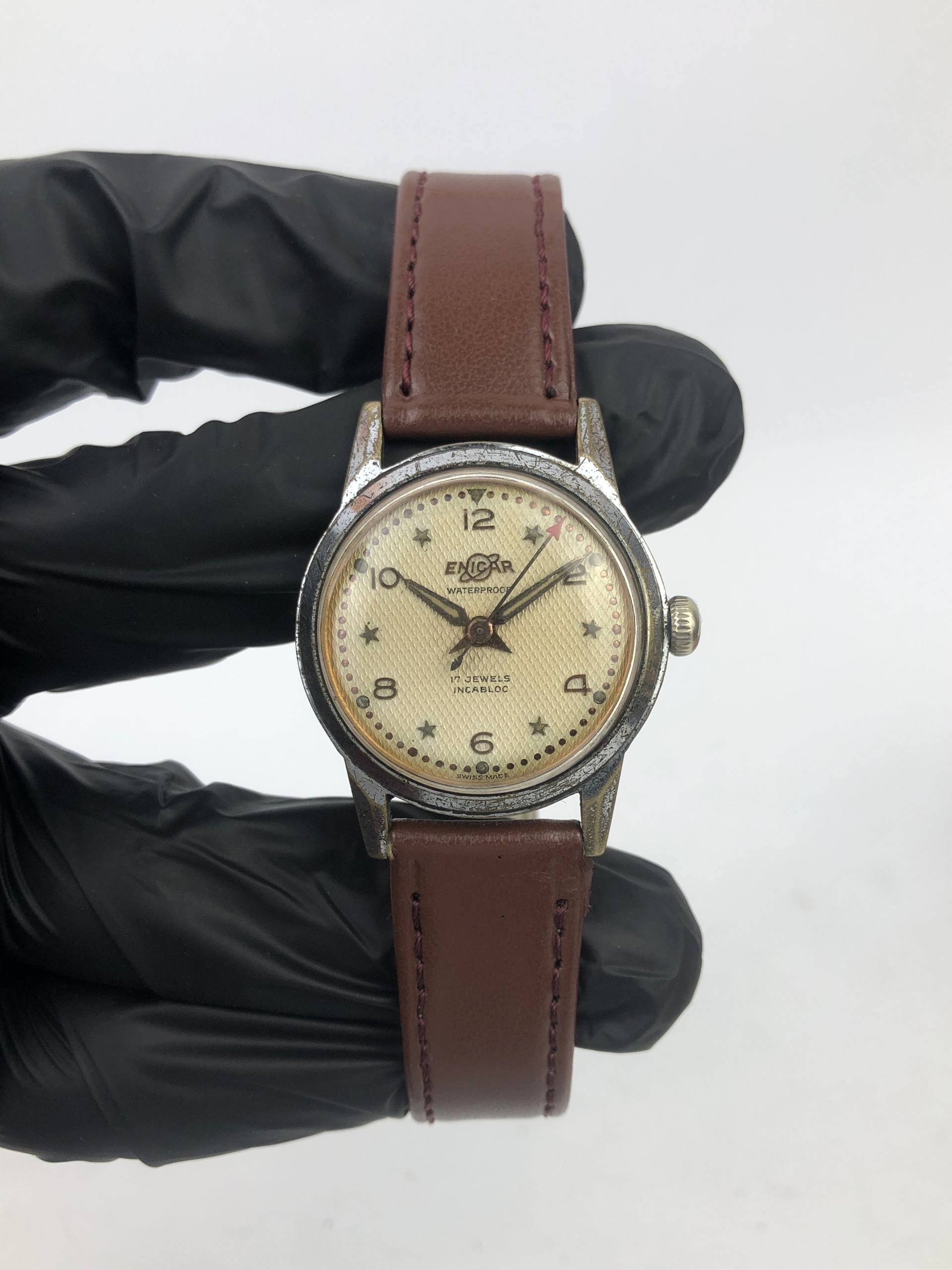 ENICAR VINTAGE INCABLOC MANUAL WINDING - Gambar 2