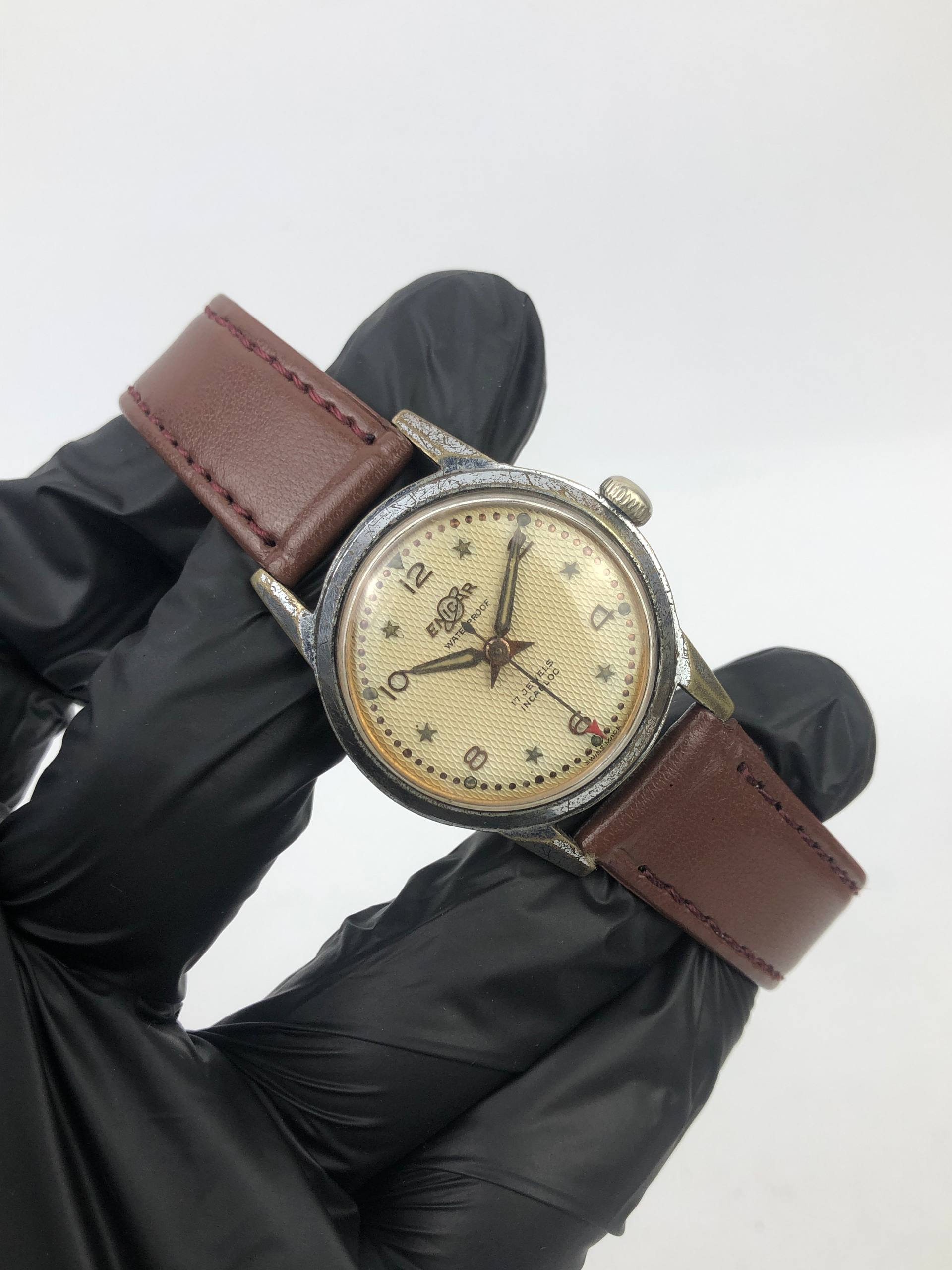 ENICAR VINTAGE INCABLOC MANUAL WINDING - Gambar 4