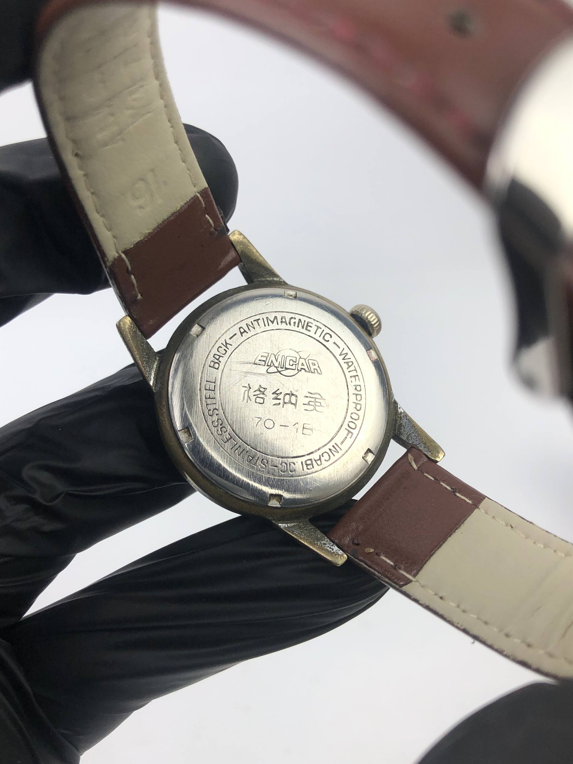 ENICAR VINTAGE INCABLOC MANUAL WINDING - Gambar 7