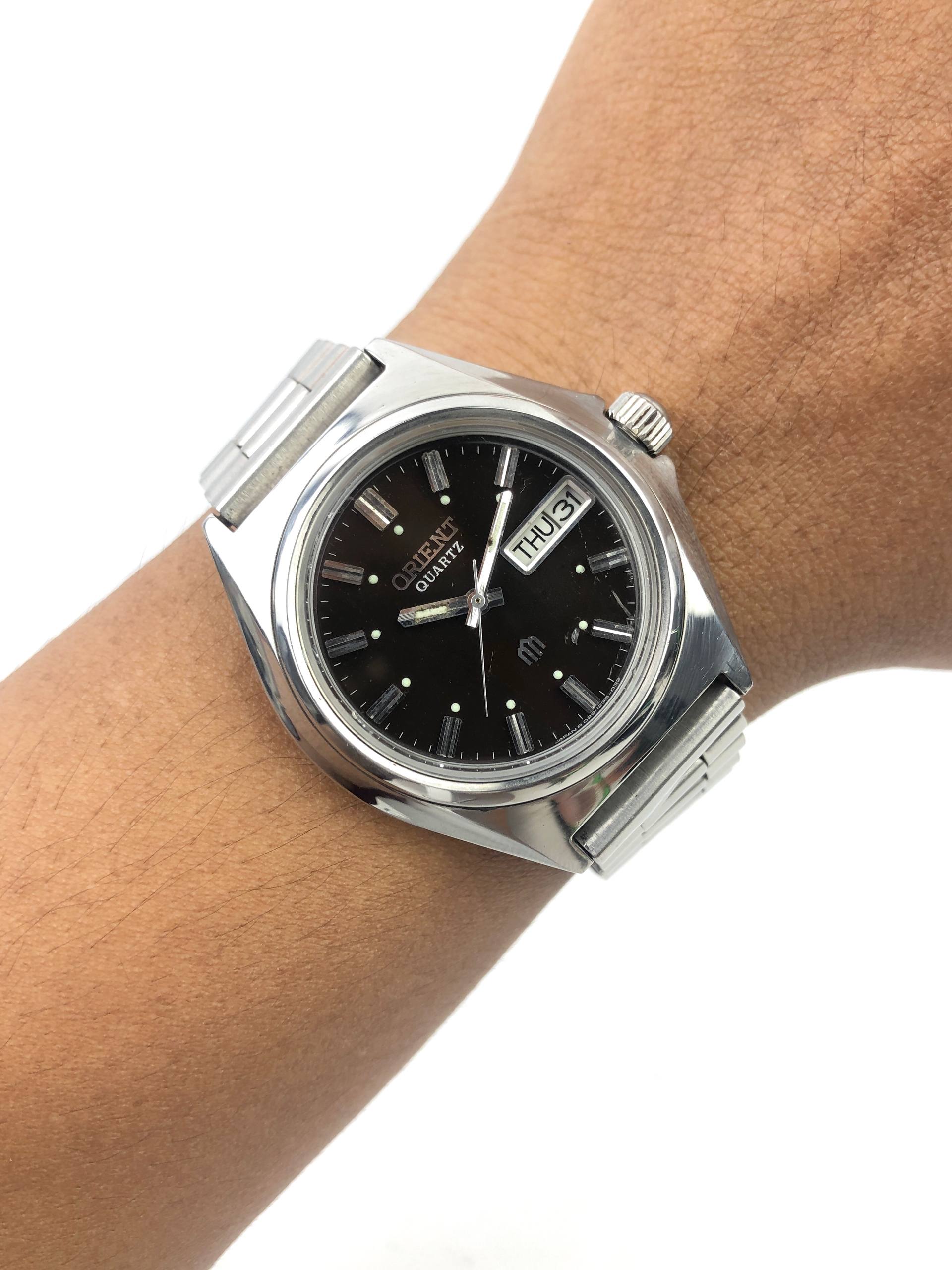 ORIENT QUARTZ DAY DATE ORIGINAL