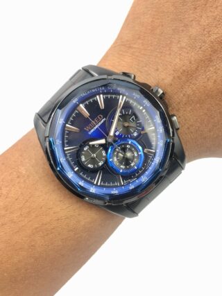 SEIKO WIRED CHRONOGRAPH FACETED GLASS ALL ORI