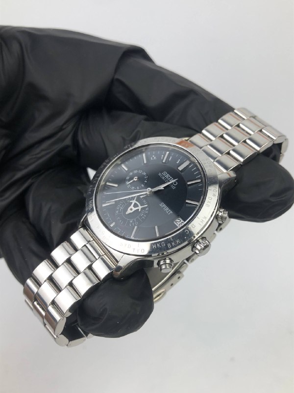 SEIKO SPIRIT WORLDTIME QUARTZ ALL ORIGINAL - Gambar 3