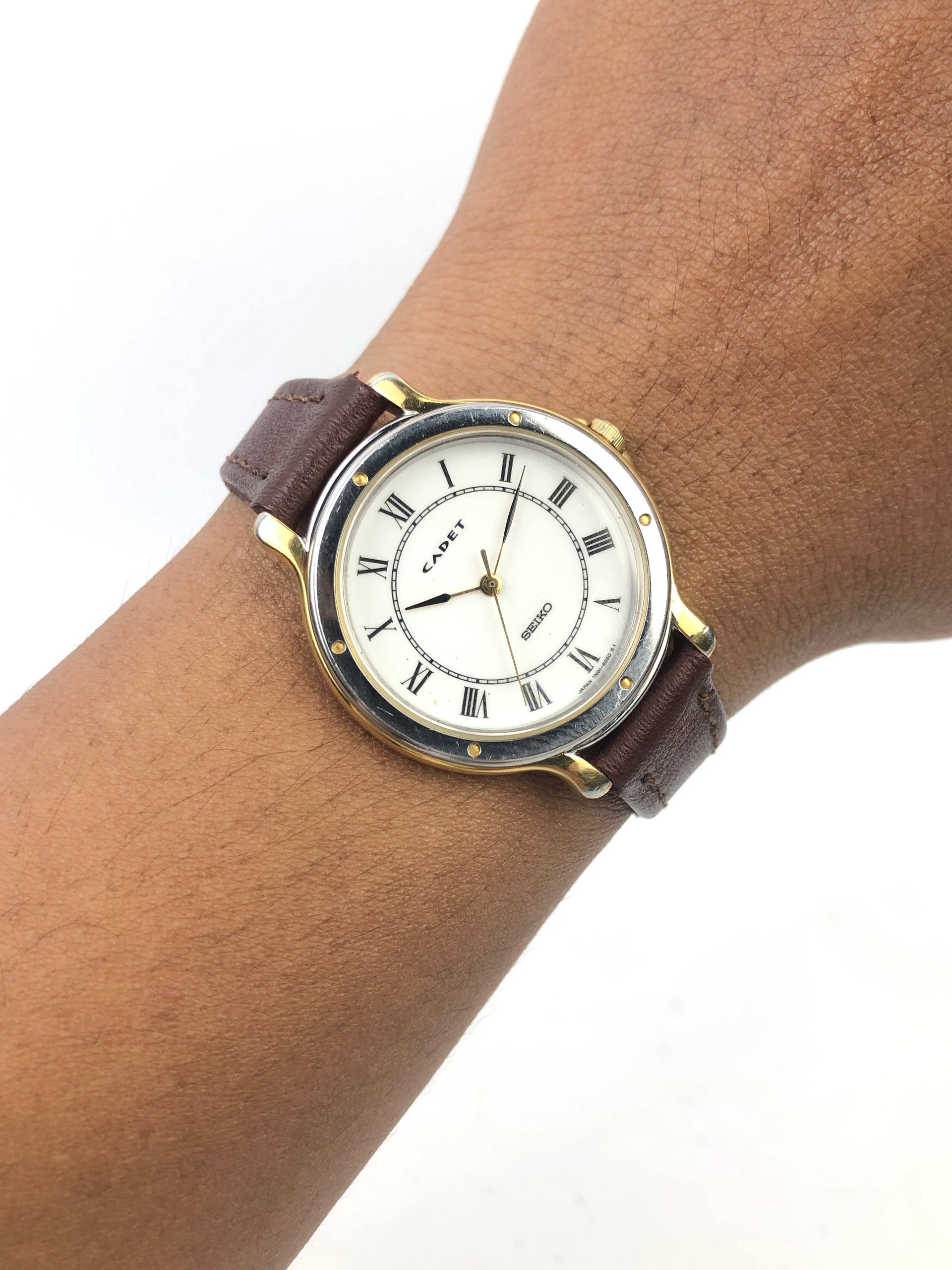 SEIKO CADET TWOTONE ROMAN DIAL