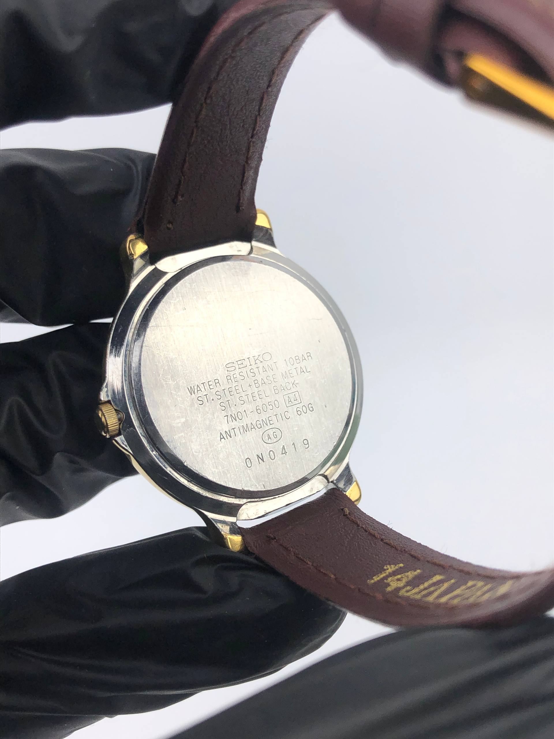 SEIKO CADET TWOTONE ROMAN DIAL - Gambar 7