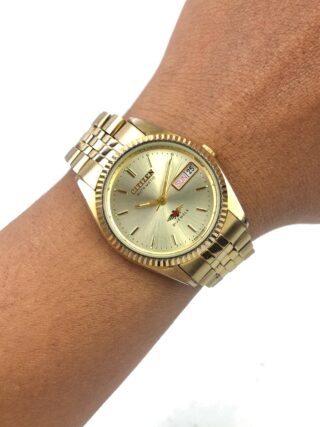 CITIZEN FLUTED BEZEL AUTOMATIC DAYDATE