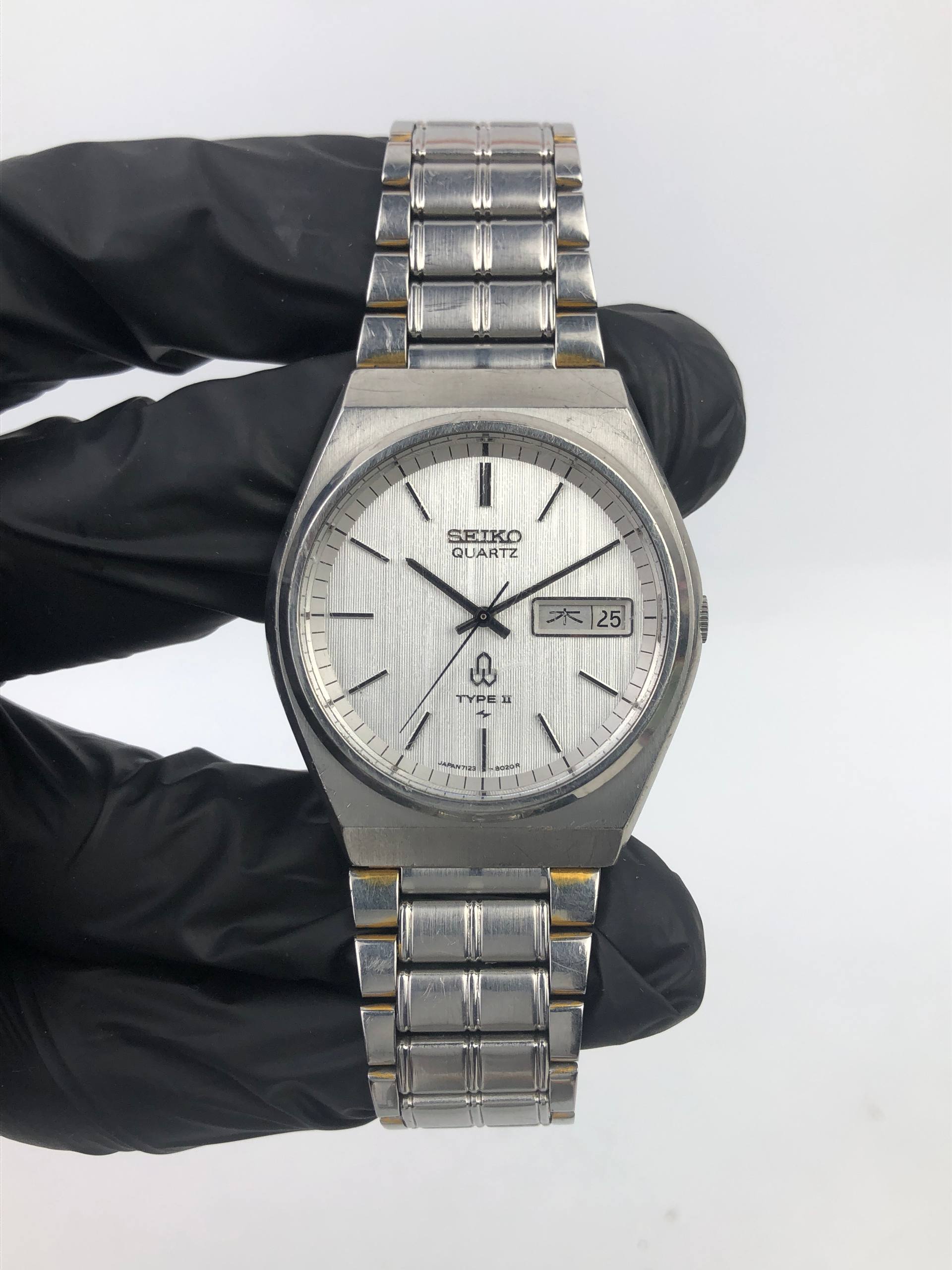 SEIKO SILVERWAVE TYPE II DAYDATE LINEN DIAL - Gambar 2