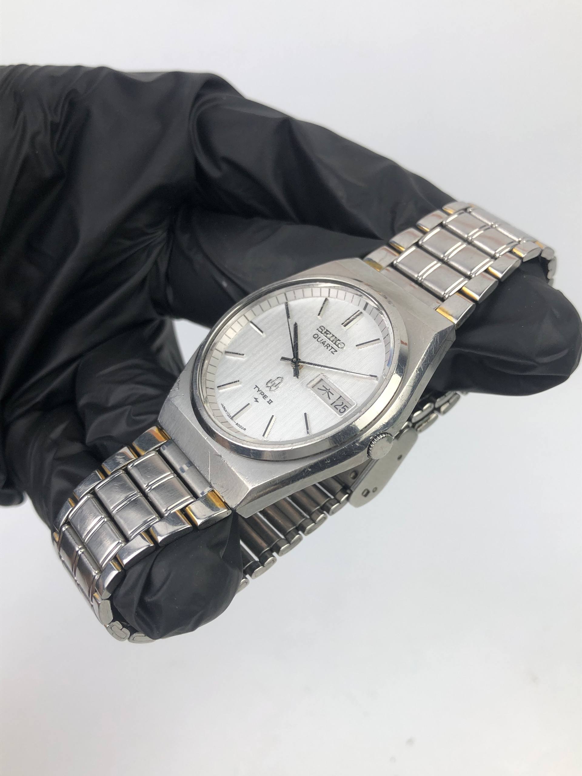SEIKO SILVERWAVE TYPE II DAYDATE LINEN DIAL - Gambar 4