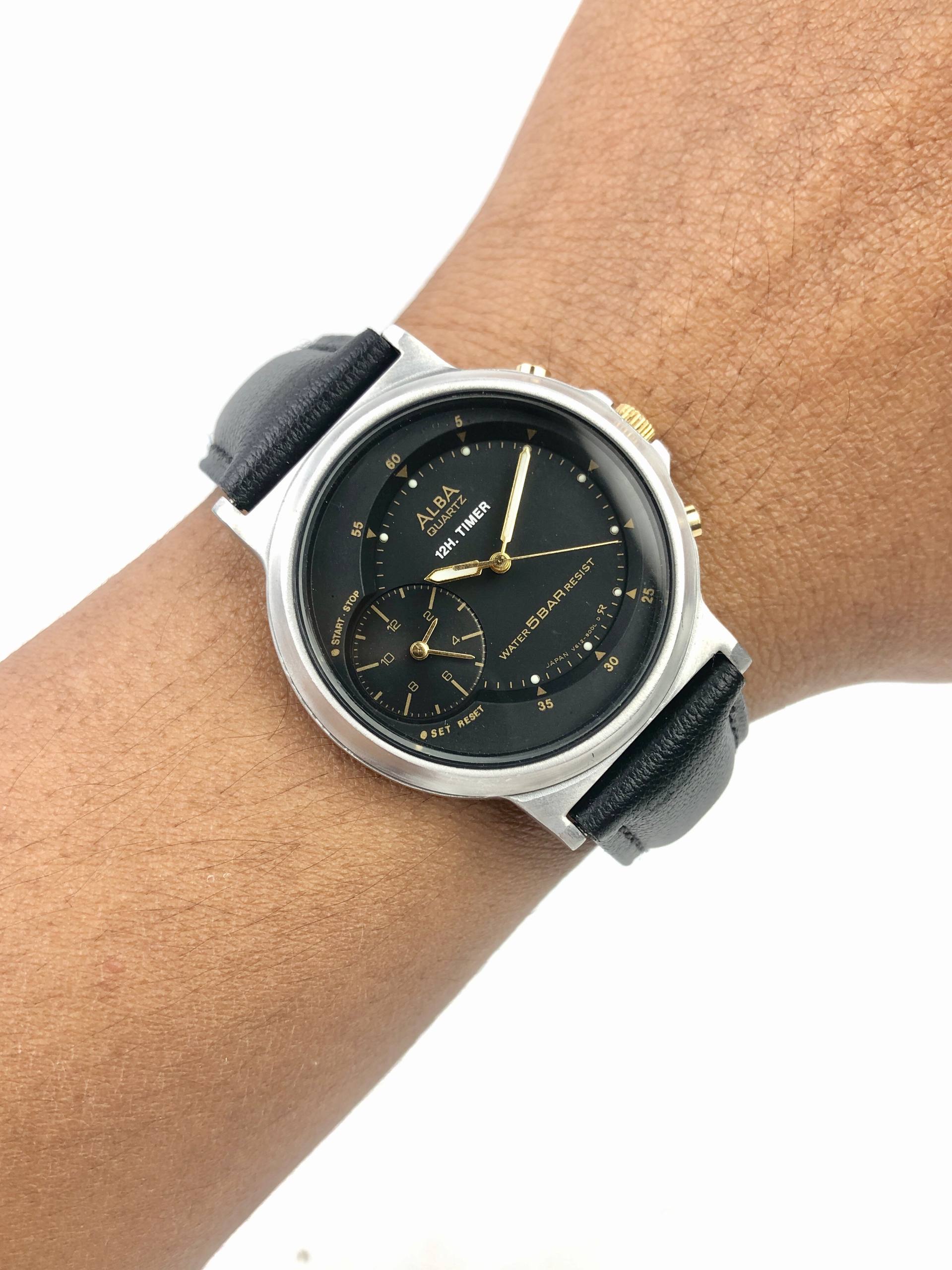 JAPAN SEIKO|ALBA QUARTZ TIMER 12H RARE