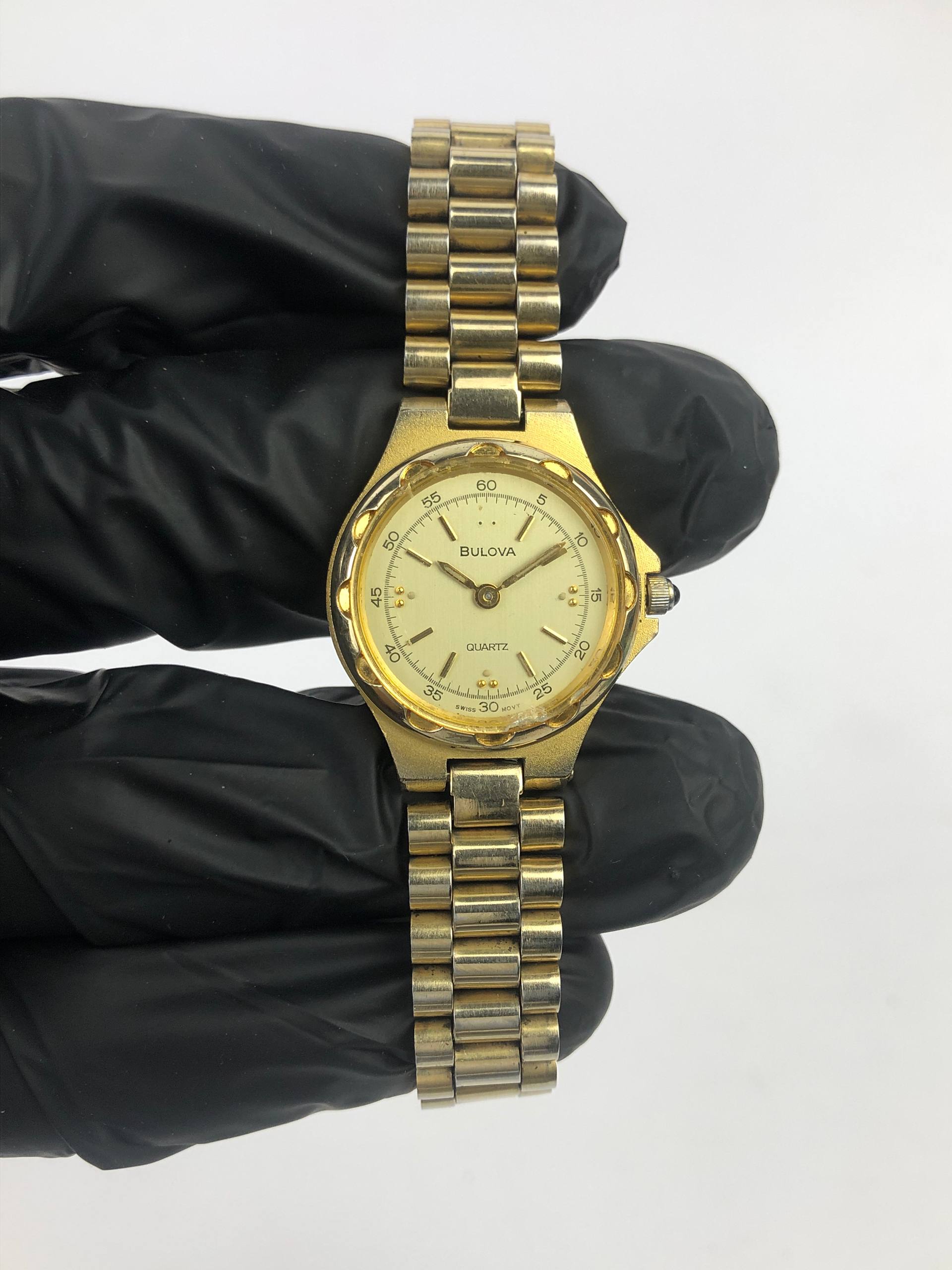 SWISSMADE BULOVA LADIES QUARTZ ALL ORIGINAL - Gambar 2