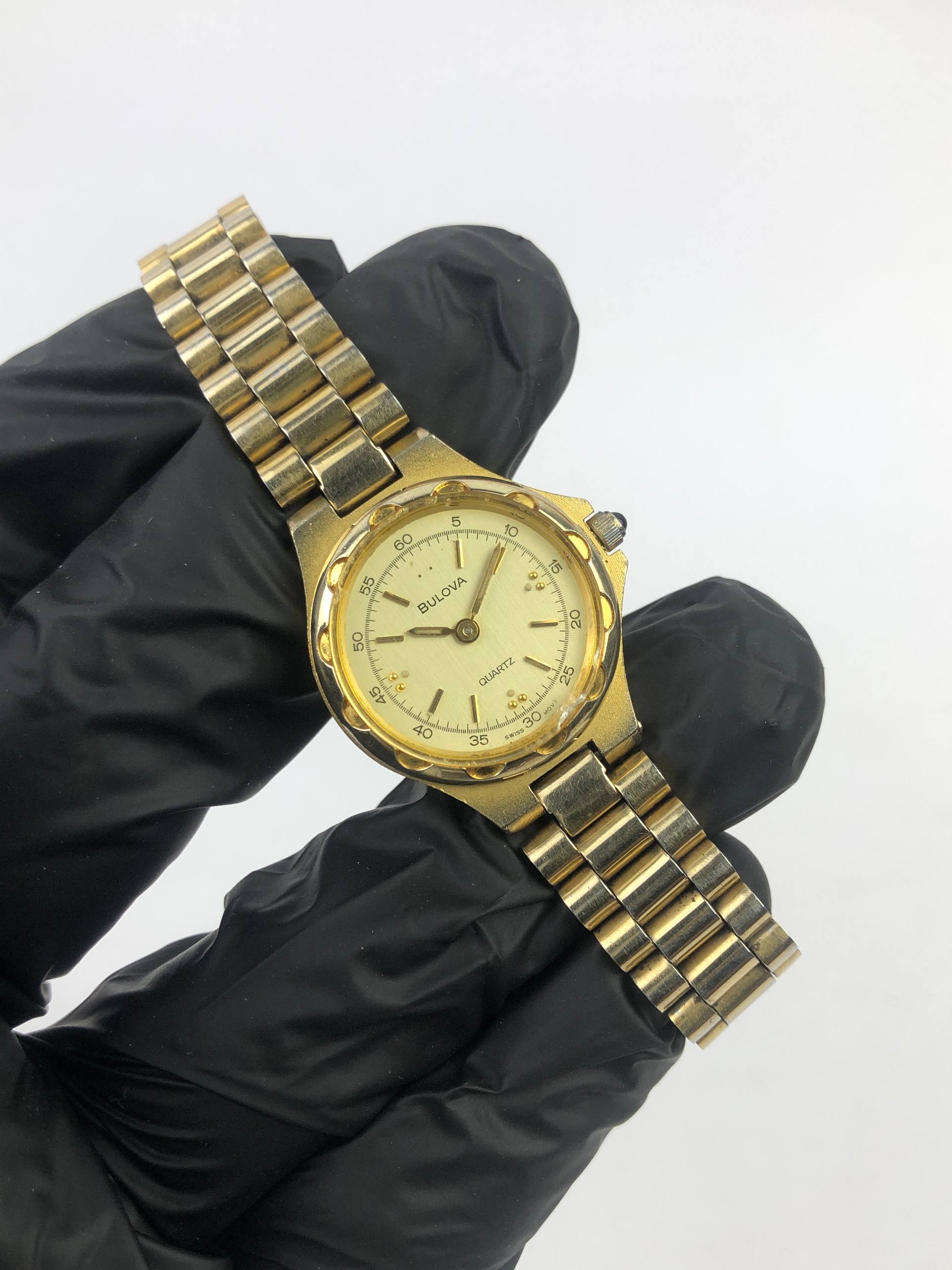 SWISSMADE BULOVA LADIES QUARTZ ALL ORIGINAL - Gambar 4