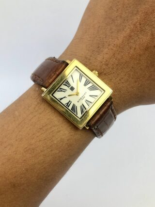 AUTHENTIC GIVENCHY SQUARE ROMAN DIAL SWISSMADE