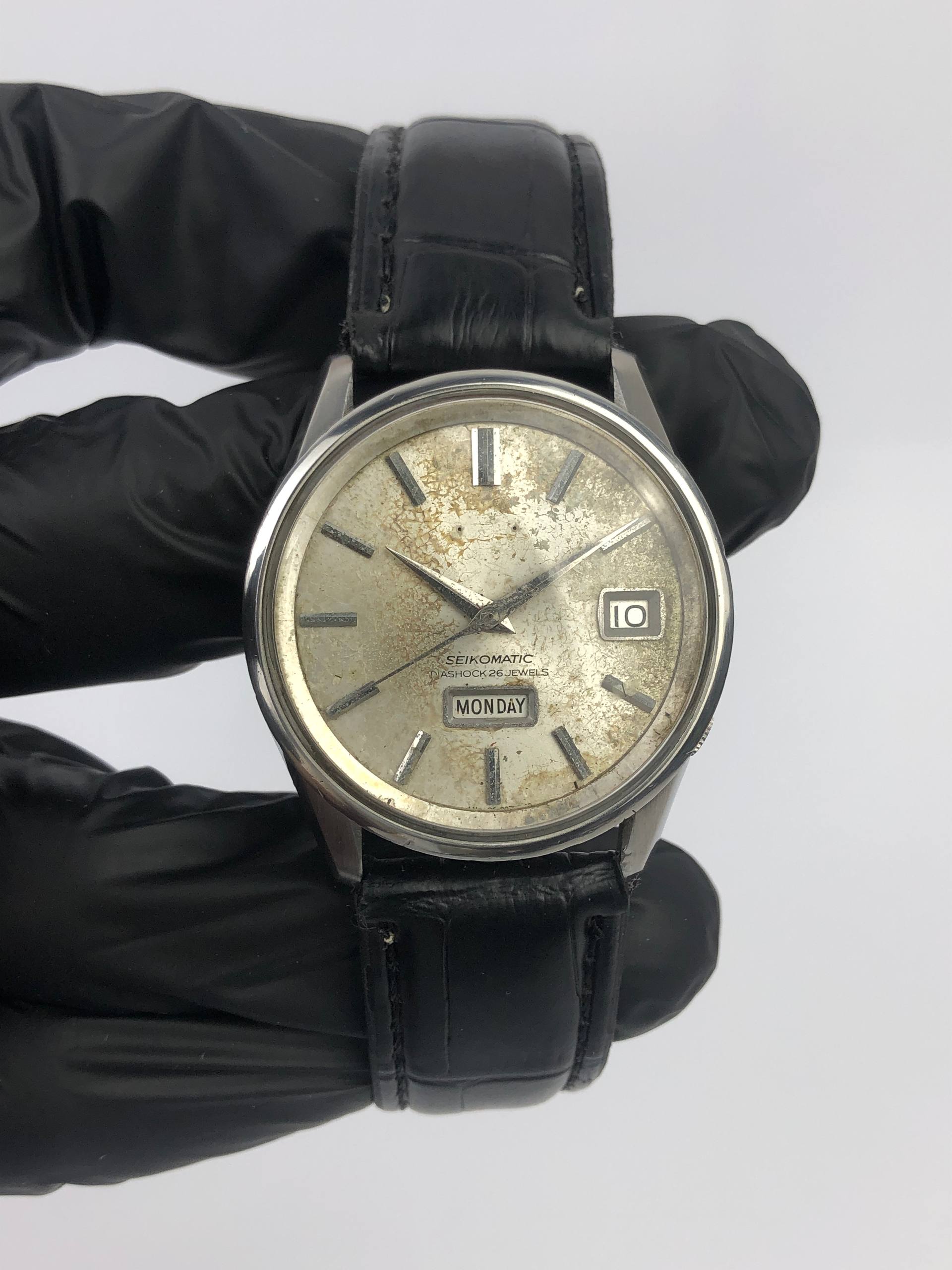 JDM SEIKOMATIC 26JEWELS SPLIT DAY AGING DIAL - Gambar 2