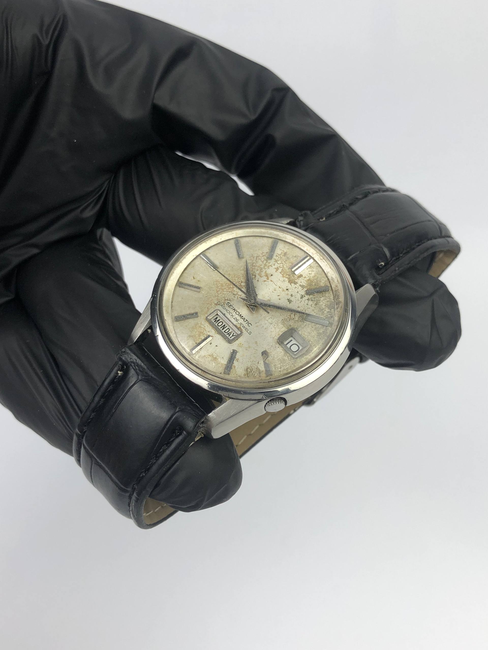 JDM SEIKOMATIC 26JEWELS SPLIT DAY AGING DIAL - Gambar 3