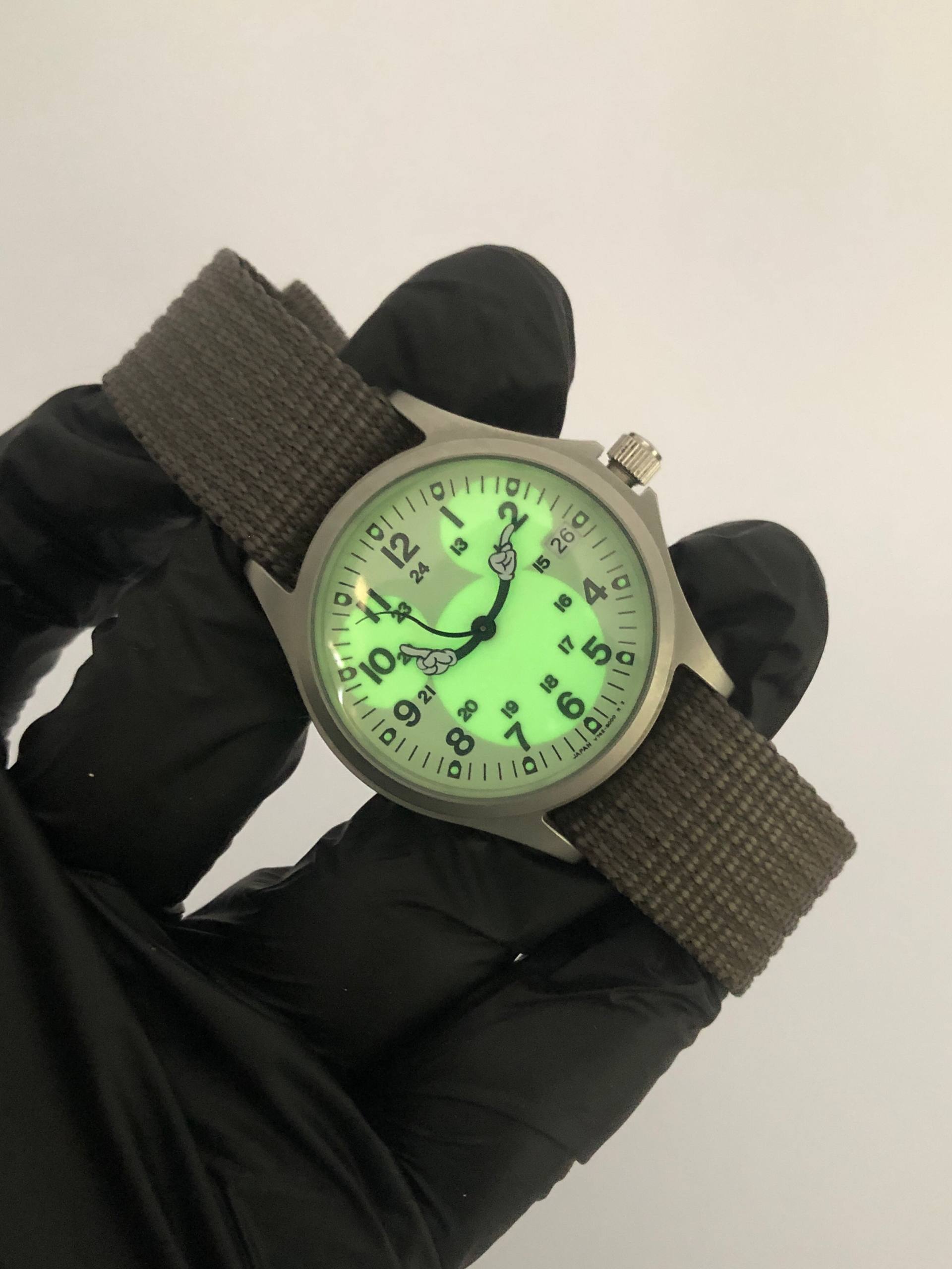 NOS BY ALBA / SEIKO DISNEYLAND FULLSET FULL LUME DIAL - Gambar 7