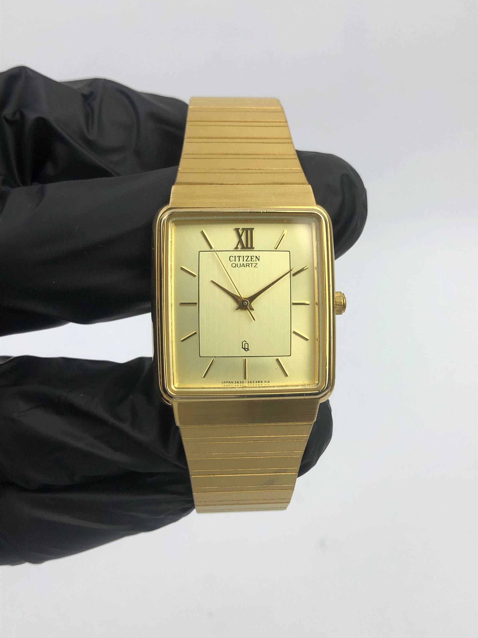 CITIZEN CRYSTON QUARTZ CQ TANK ALL ORIGINAL - Gambar 2