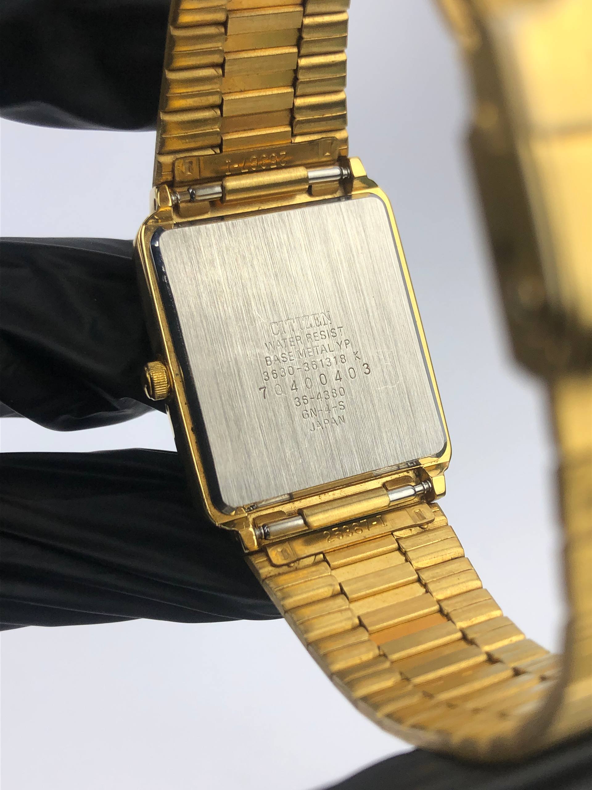 CITIZEN CRYSTON QUARTZ CQ TANK ALL ORIGINAL - Gambar 9