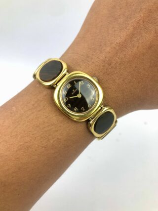 SWISSMADE EDOX LADIES WOOD PANEL BRACELET