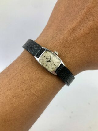 OMEGA DE VILLE LADIES VINTAGE TEXTURE LINEN DIAL