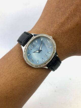 CITIZEN ECODRIVE OVAL SEA BLUE DIAL