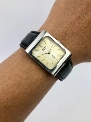 SEIKO QUARTZ TANK FULL STAINLESS STEEL