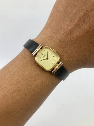 BEAUTIFUL SEIKO QUARTZ LADIES SQUARE VANCY LUG