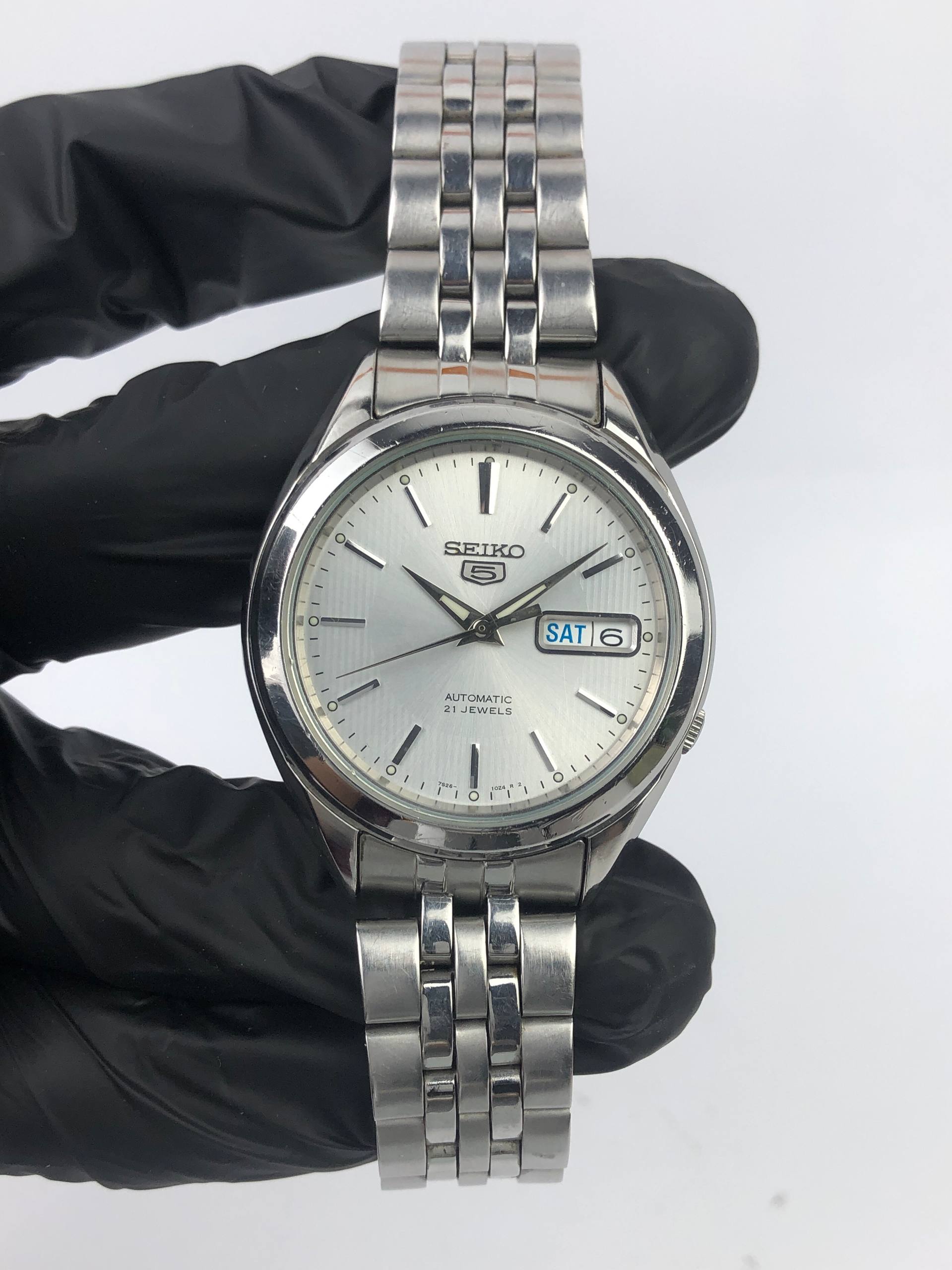 SEIKO 5 TRANSPARANT 7S26 ALL ORIGINAL - Gambar 2