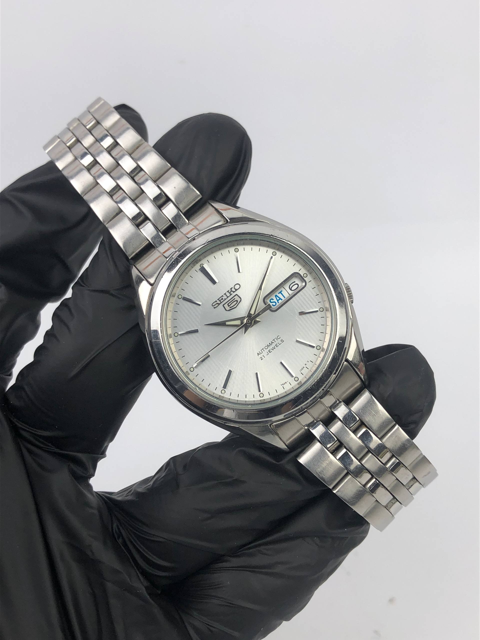 SEIKO 5 TRANSPARANT 7S26 ALL ORIGINAL - Gambar 4