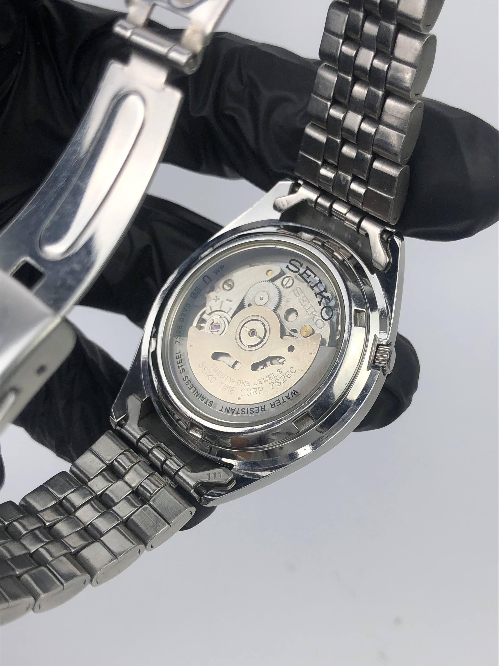 SEIKO 5 TRANSPARANT 7S26 ALL ORIGINAL - Gambar 8