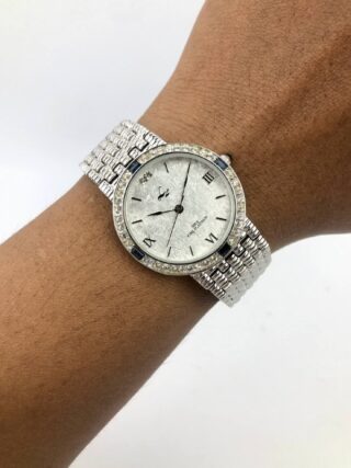JEWELERY WATCH LZ RUBY BEZEL 4V & PLATINUM DIAL