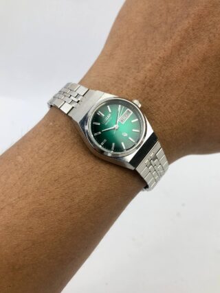 CITIZEN CRYSTON QUARTZ JAPAN GREEN DIAL ALL ORIGINAL