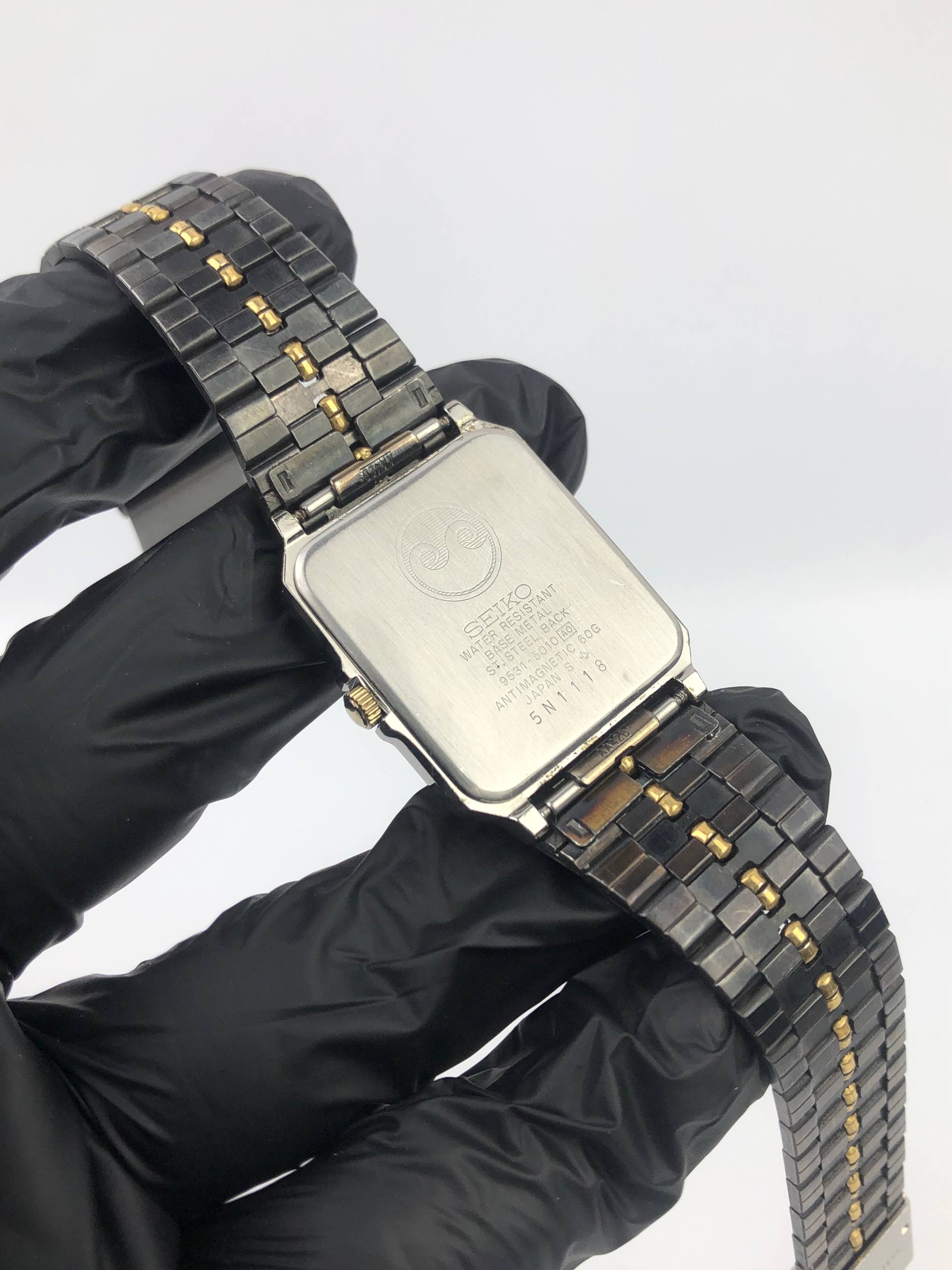 SEIKO CHRONOS TANK TWOTONE ALL ORIGINAL - Gambar 8