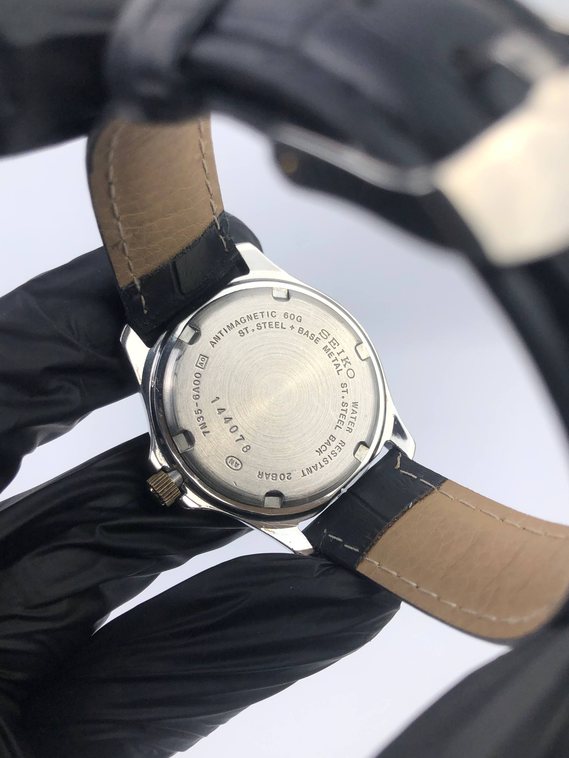 SEIKO AVENUE TWOTONE GOLD BEZEL ORIGINAL - Gambar 7