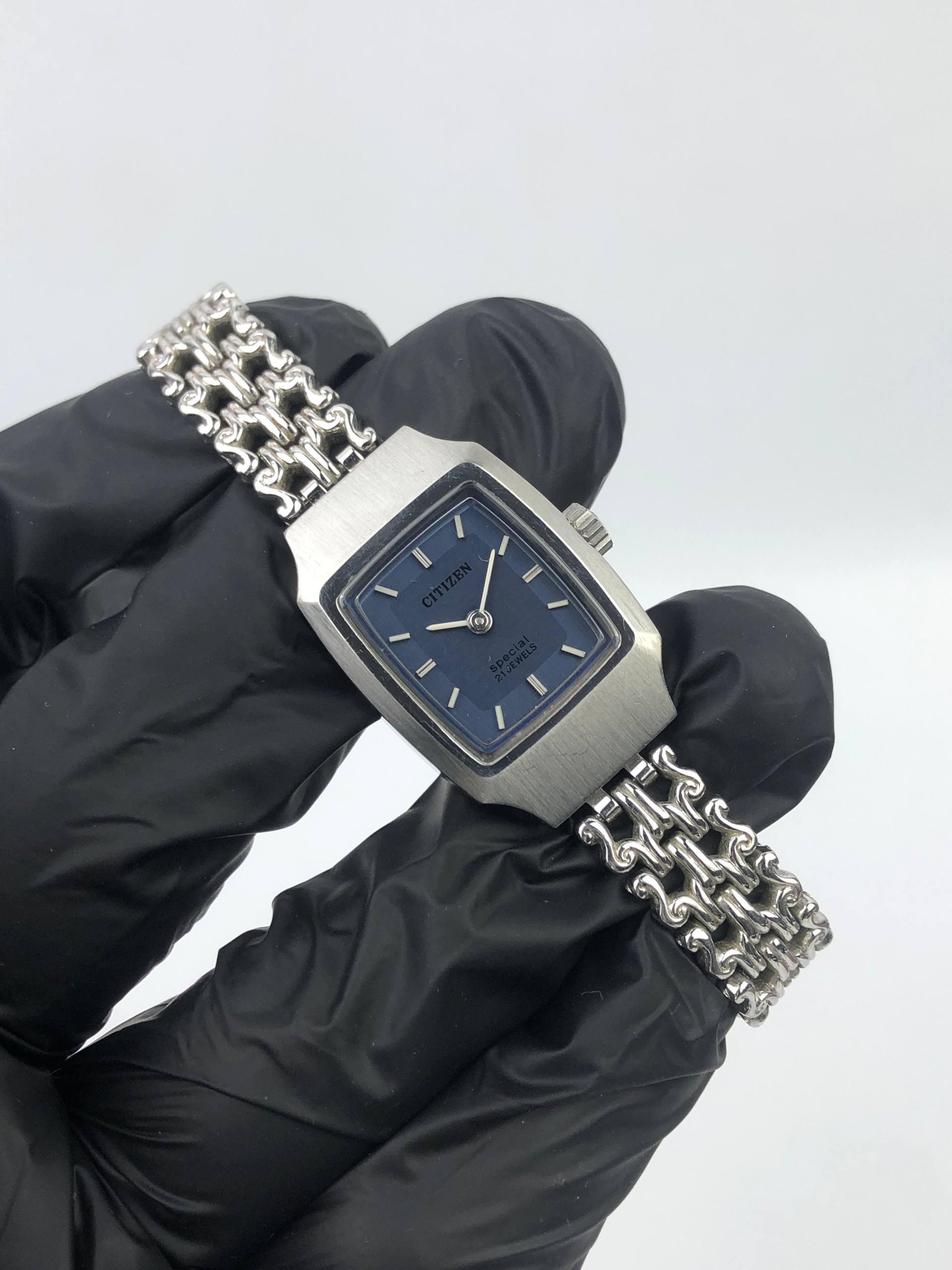 BEAUTIFUL CITIZEN SPECIAL LADIES BLUE DIAL - Gambar 4