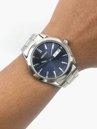 SEIKO QUARTZ BLUE DIAL DAYDATE ALL ORIGINAL