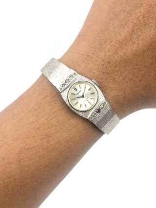 SEIKO VINTAGE LADIES ARTDECO DIAMOND BEZEL
