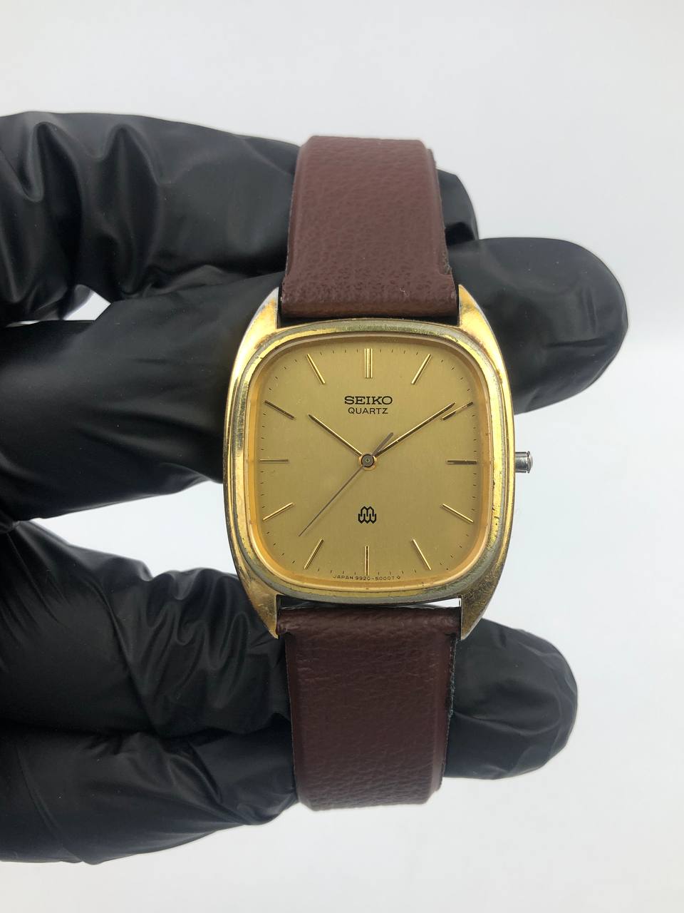 SEIKO TWIN QUARTZ PRIA GOLD CASE - Gambar 2